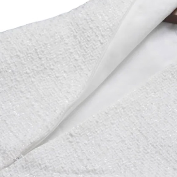 Tweed Pearl Embellished Shift Dress Small - Picture 4 of 13